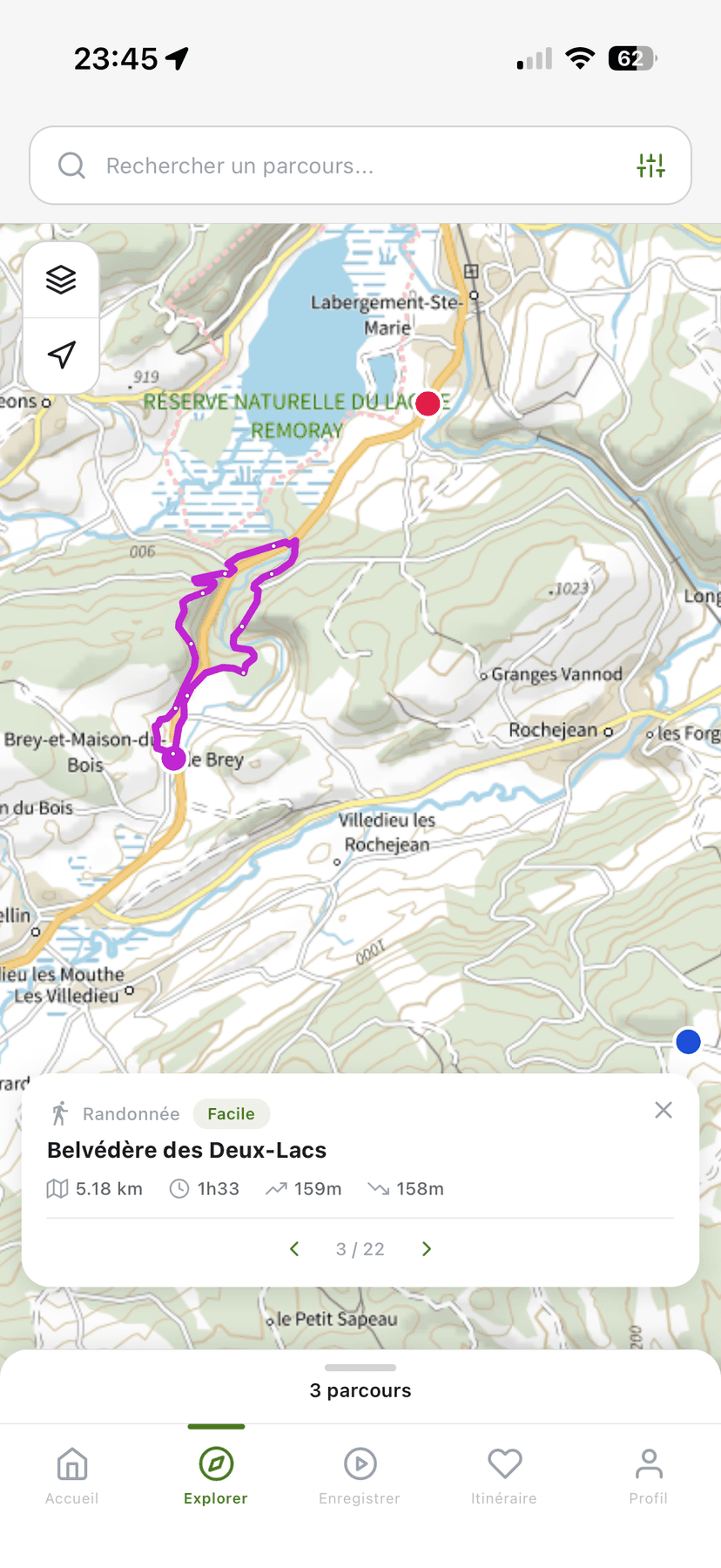 Explorer map