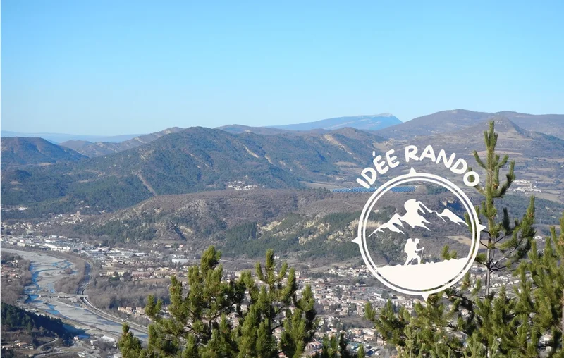 Randonnée Chemins de Caramantran et des Oreilles d'âne · Digne-les-Bains
