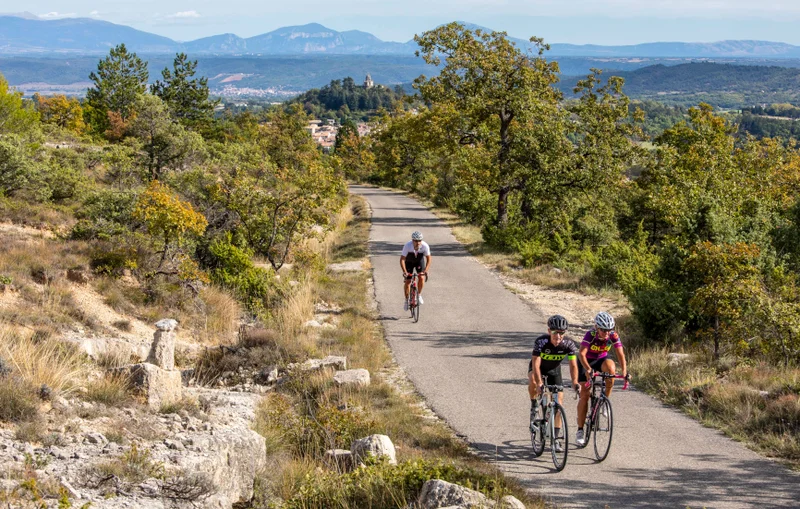Vélo de route Forcalquier Lure, variante courte (parcours vélo n°7) · Saint-Étienne-les-Orgues