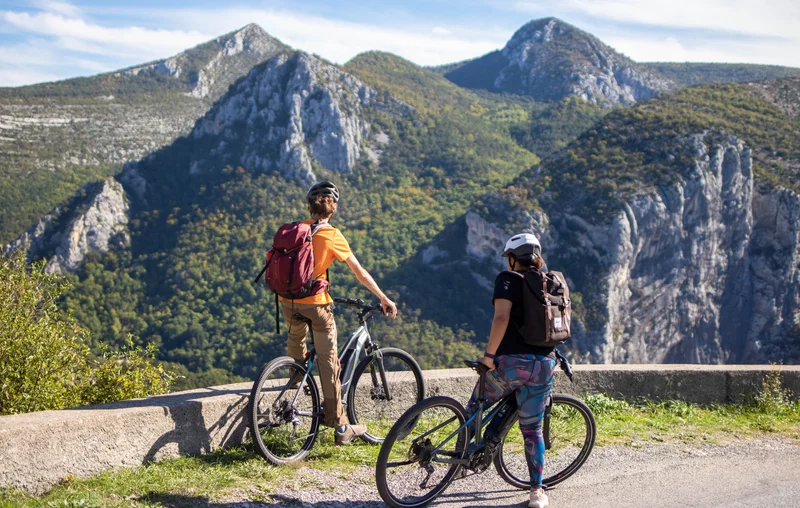 Vélo de route Grand Canyon (Parcours vélo n°14) · La Palud-sur-Verdon