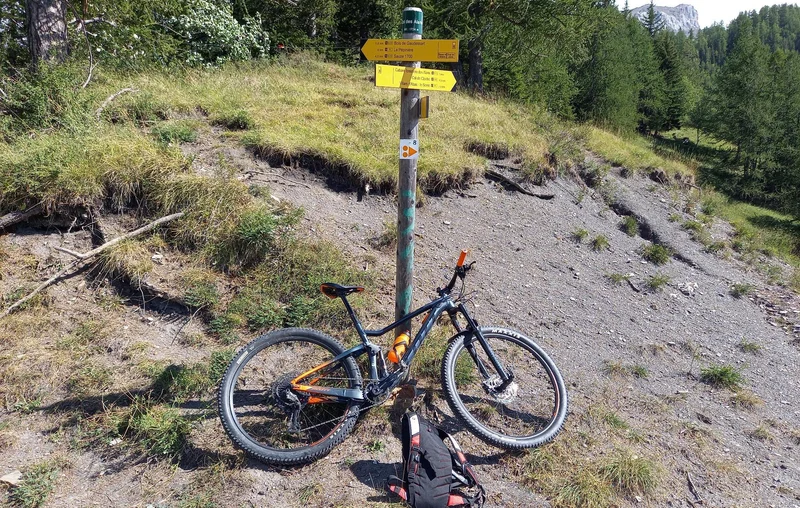 VTT Col des Alaris (parcours VTT n°8) · Barcelonnette