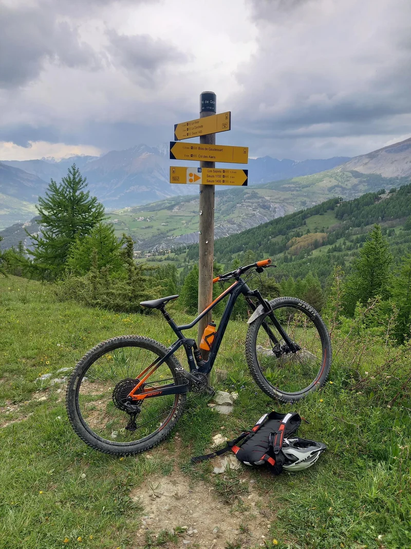 VTT Sauze 1700 (parcours VTT n°7) · Barcelonnette