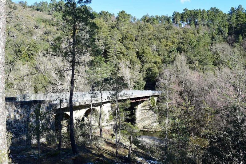 Randonnée Gué d'Hiverne · Aujac