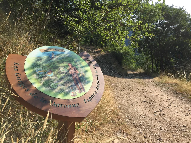 Randonnée Les Gorges de la Daronne · Colombier-le-Vieux