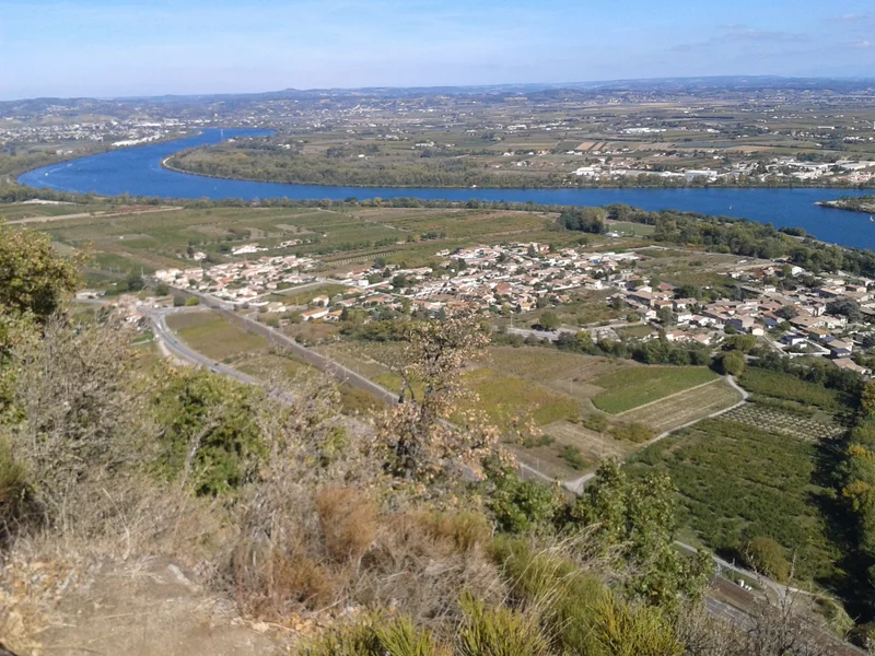 Randonnée Les balcons du Rhône · Glun