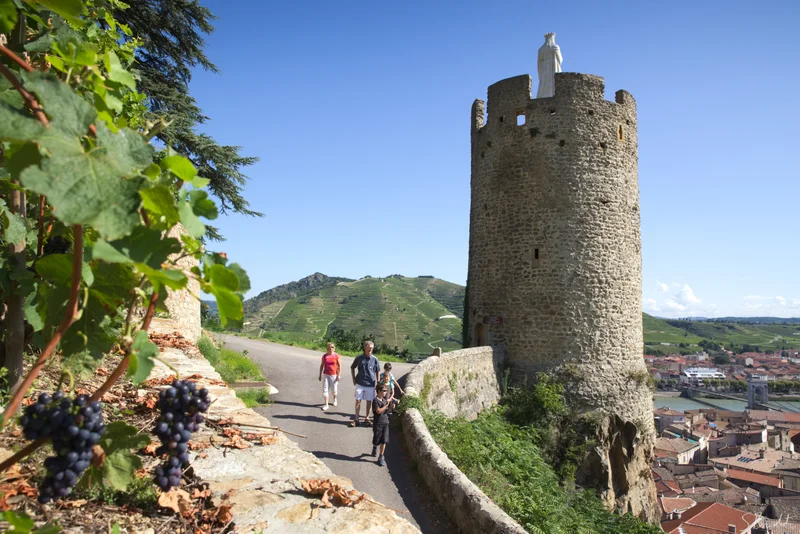Randonnée Les Tours · Tournon-sur-Rhône