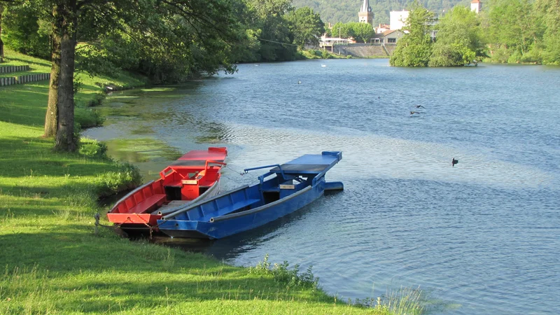 Vélo de route Le fleuve roi · Glun