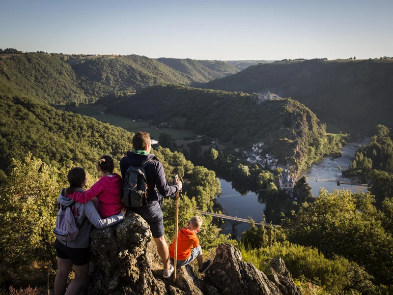 Randonnée GR736® Gorges et Vallée du Tarn · Villefort