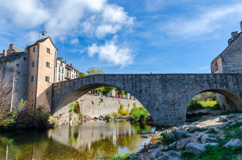 Randonnée GR736® de Pont-de-Montvert à Bédouès · Pont de Montvert - Sud Mont Lozère