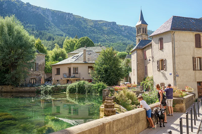 Randonnée GR736® de Bédouès à Ispagnac · Bédouès-Cocurès