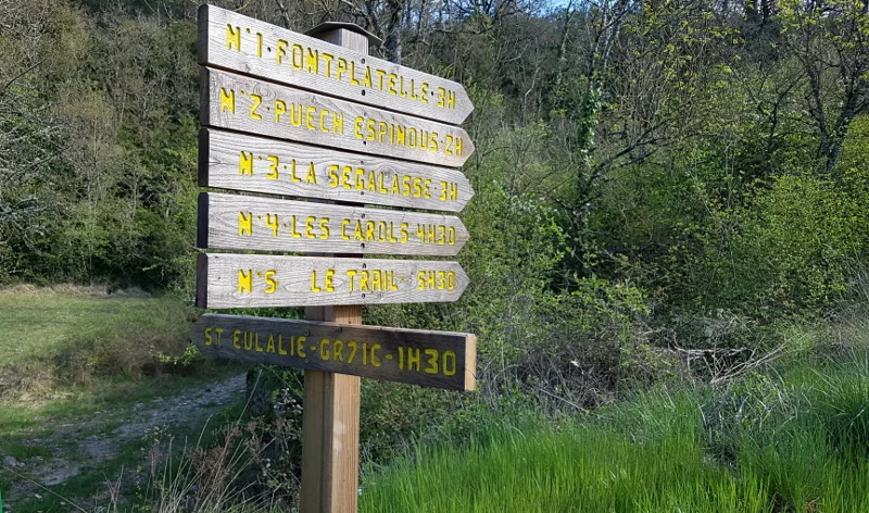 Randonnée De Lapanouse à Sainte-Eulalie de Cernon · Lapanouse-de-Cernon