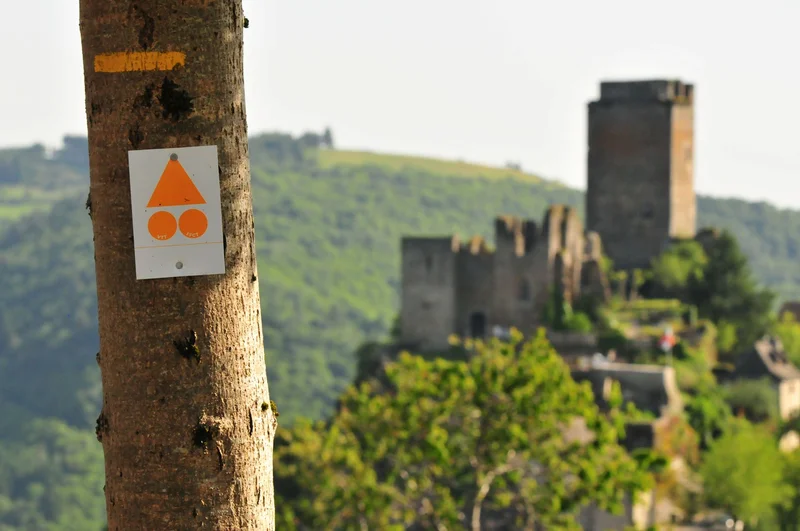 VTT VTT FFCT  du Carladez -Les cimes du château de Valon · Lacroix-Barrez