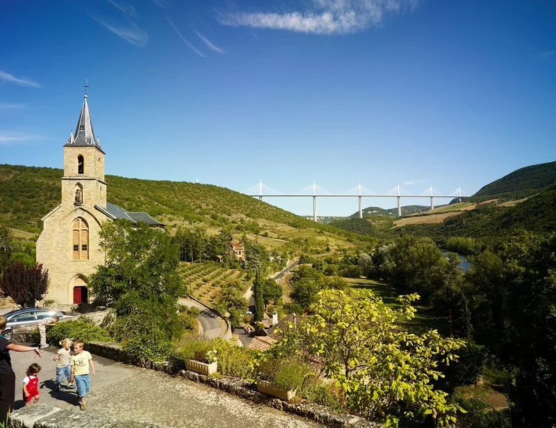 VTT Trace Verte du Viaduc · Millau