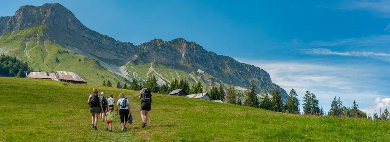 Randonnée Les chalets de la Fullie · Aillon-le-Jeune