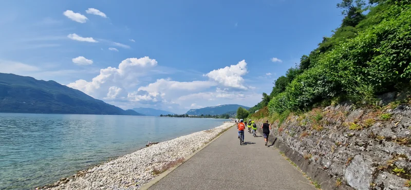 Vélo de route Tour des Bauges à vélo - Demi-étape Aix-les-Bains/Chambéry · Aix-les-Bains