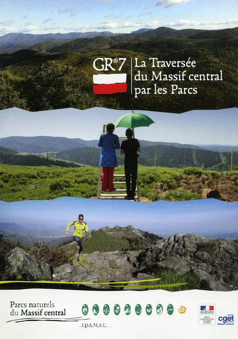 Randonnée GR®7, La traversée du Massif central par les Parcs · La Bastide