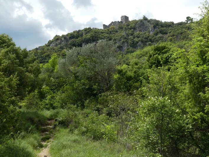 Randonnée Le château de Fressac · Monoblet