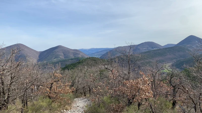 Randonnée MONTJOUX - Cols Imbert et Marot · Montjoux