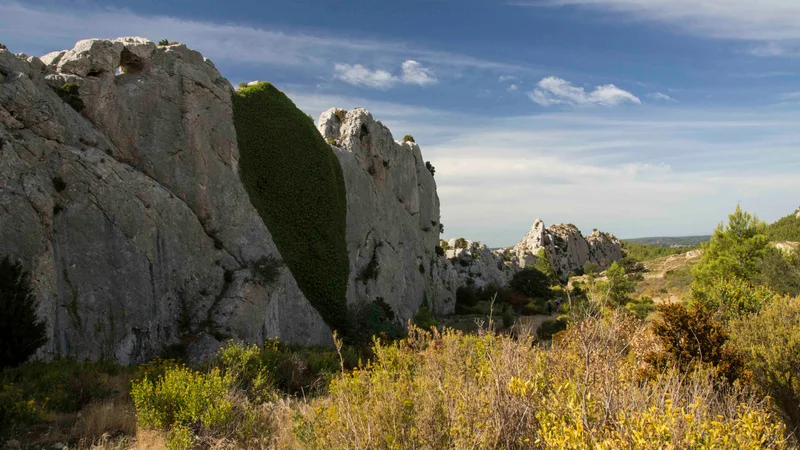 Randonnée MOURIÈS - Les Caisses de Jean-Jean · Mouriès