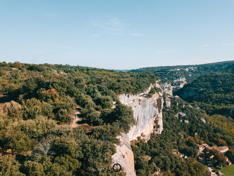 VTT BUOUX - Balcons de l'Aiguebrun à VTT · Buoux