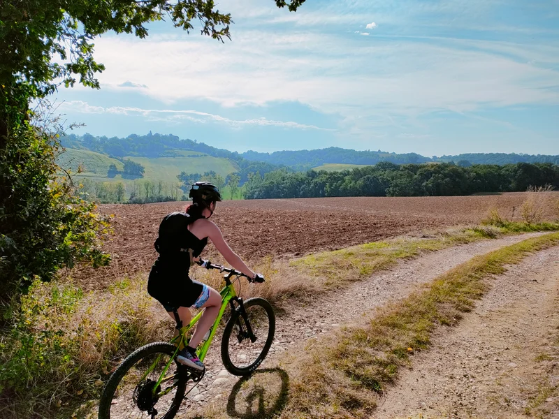 VTT N°5 Vert: Le tour de Péguilhan · Péguilhan