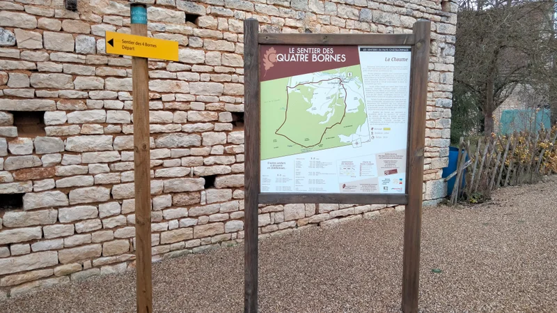 Randonnée Sentier des Quatre Bornes · La Chaume