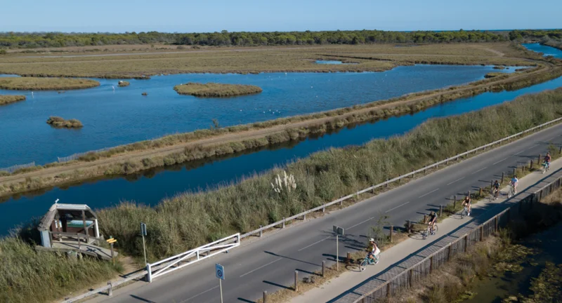 Vélo de route Voie verte de L'Espiguette · Le Grau-du-Roi