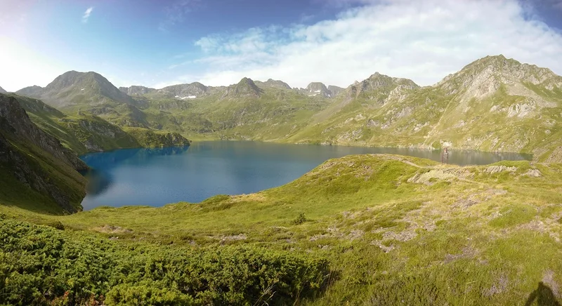 Randonnée Le lac Bleu · Sers