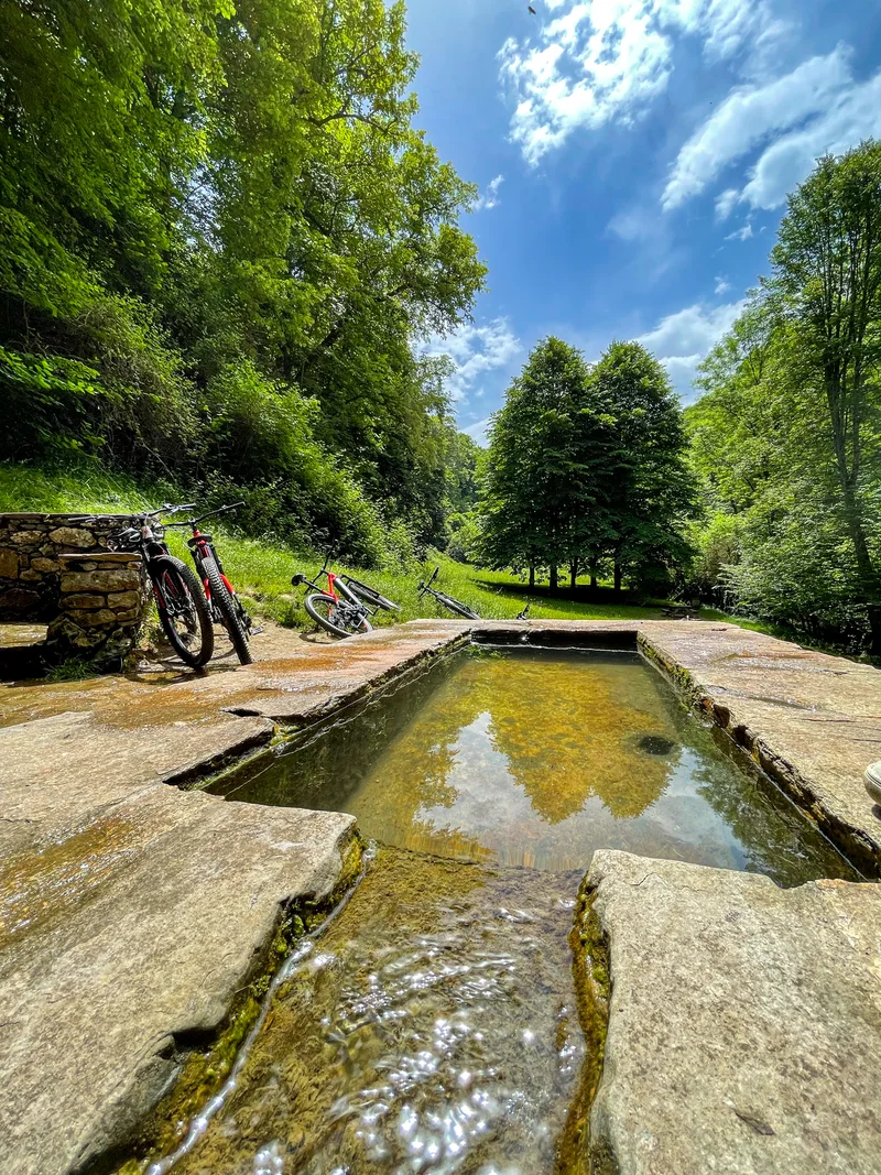 VTT D7 La Fontaine de Crastes · Gerde