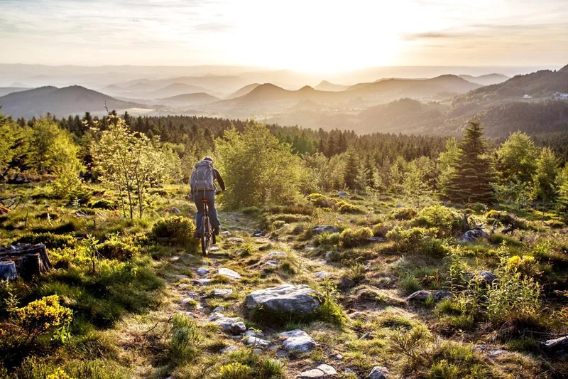 VTT Les contreforts du Meygal · Queyrières