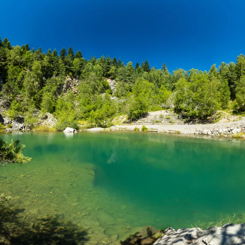 Randonnée PR475 Autour du lac Bleu · Champclause