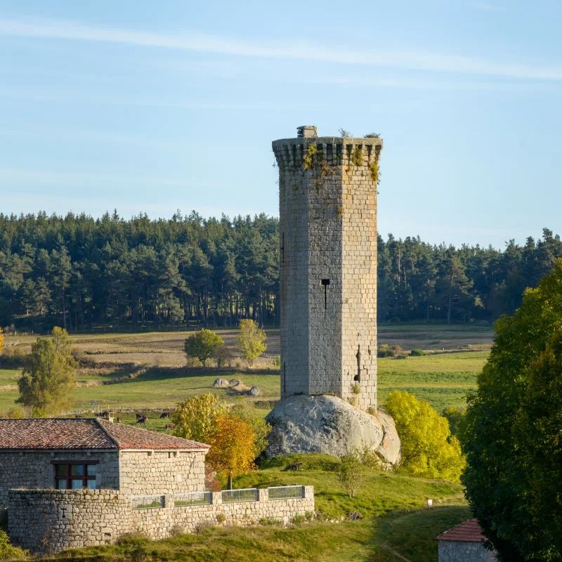 Randonnée PR086 Les trois tours · Saugues