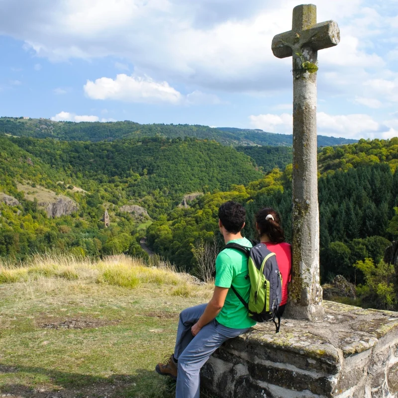 Randonnée PR323 L'ermitage de Saint-Gal · Saint-Julien-des-Chazes