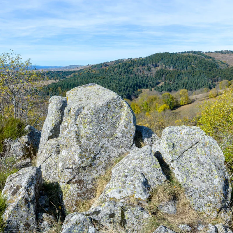 Randonnée PR126 La croix de la Vié · Pradelles