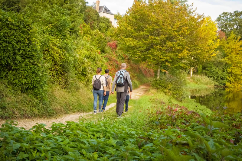 Randonnée Lublé : Paysage de la campagne tourangelle · Lublé