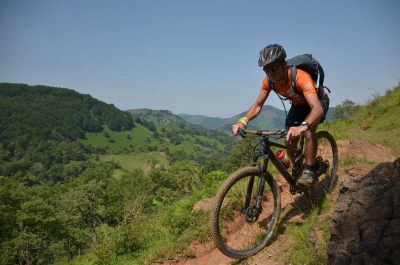 VTT La Grande Traversée VTT des Pyrénées - Licq-Athérey - Saint-Jean-Pied-de-Port étape n°4 · Menditte