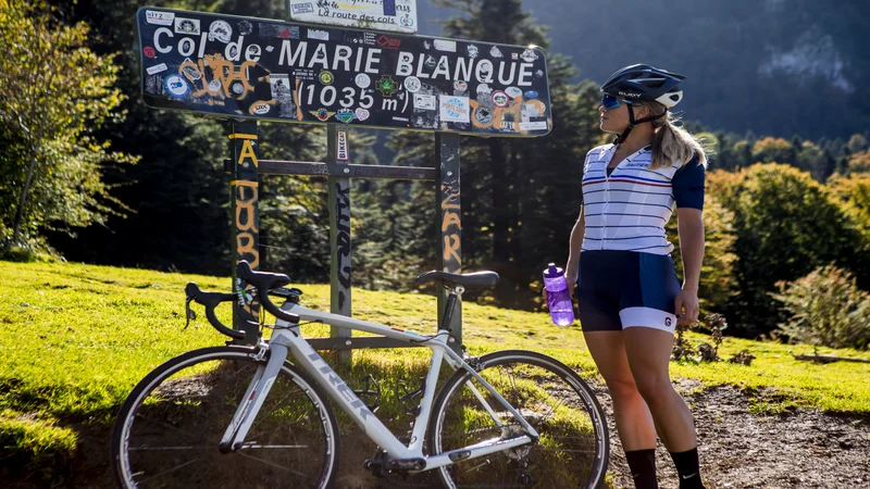 Vélo de route Col de Marie Blanque · Escot