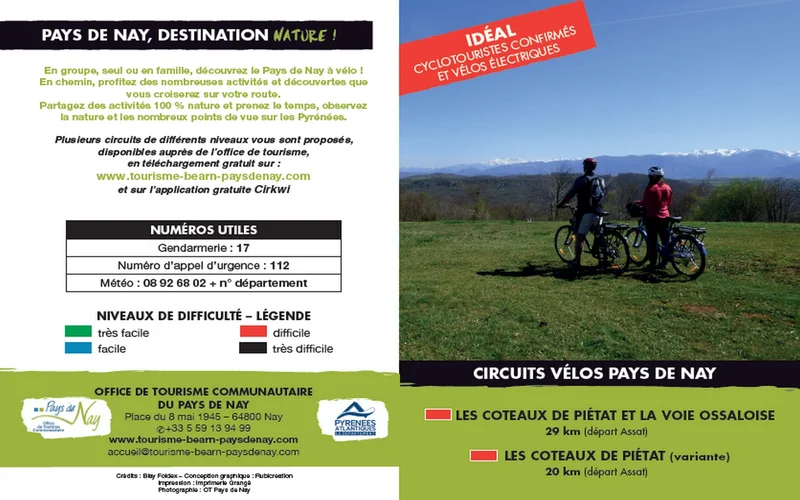 Vélo de route Circuit vélo 5 : les coteaux de Piétat et la voie ossaloise · Assat