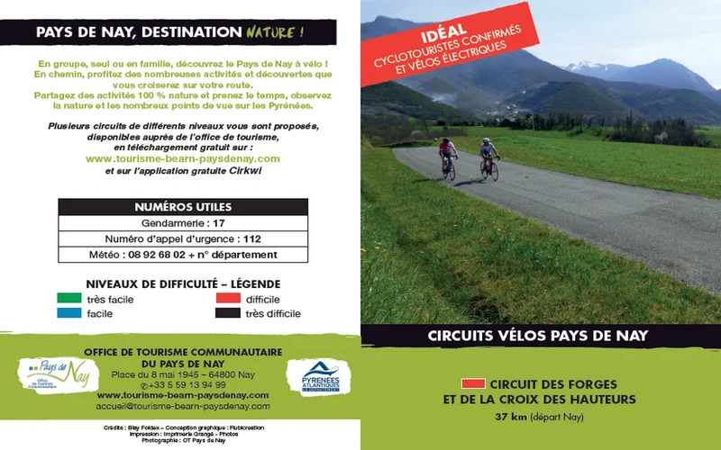 Vélo de route Circuit vélo 7 : circuit des forges et de la croix des hauteurs · Nay