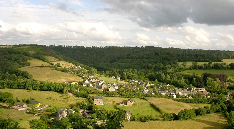 Randonnée Les Vaux de Vère - Randonnée à pied en Suisse Normande · Saint-Denis-de-Méré