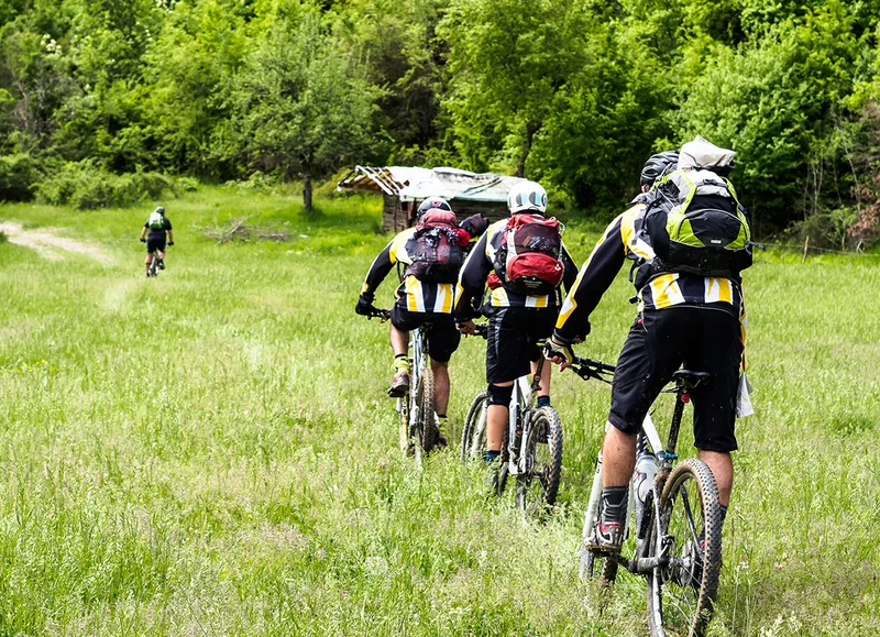 VTT A VTT Le Pont Mégalithique en Pays de Flers · Messei