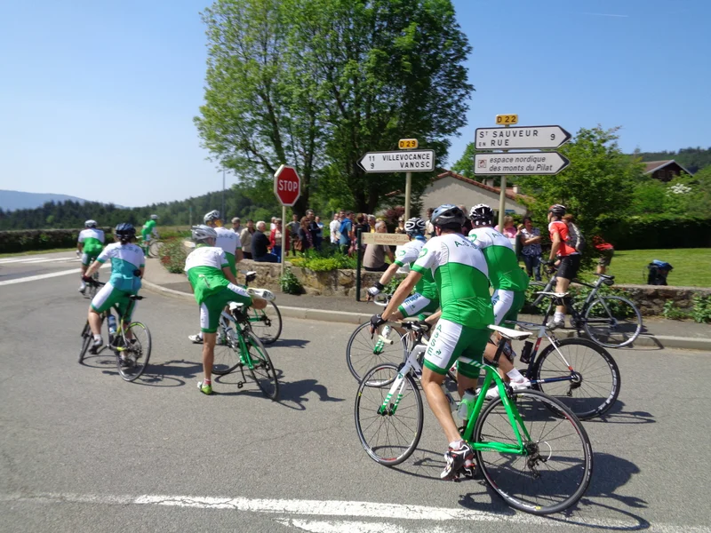 Vélo de route Burdignes et Saint Sauveur-en-Rue · Bourg-Argental