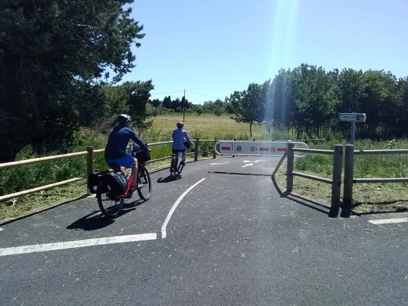 Vélo de route St Cyprien par  l'Eurovélo 8 · Argelès-sur-Mer