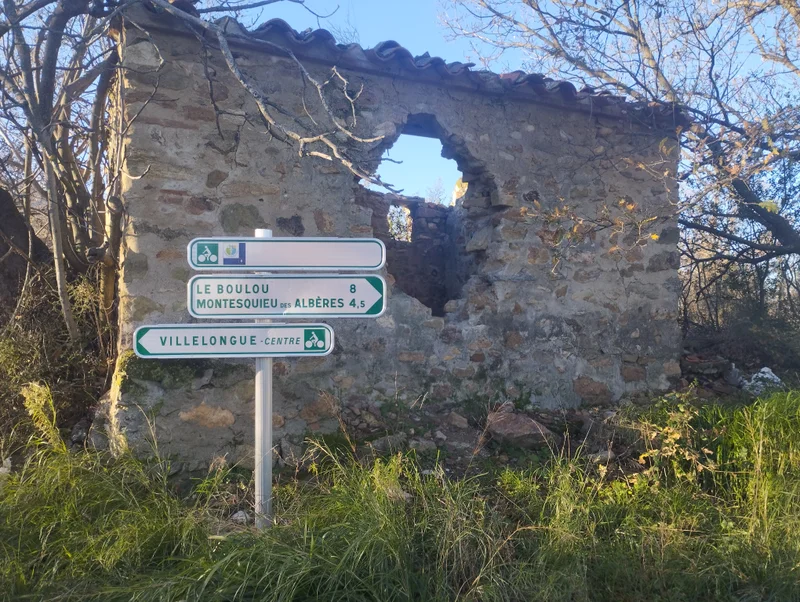 Vélo de route Mairie de Villelongue-dels-Monts-EV8 (0) · Villelongue-dels-Monts