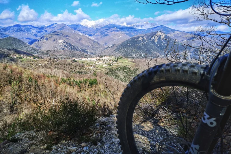 VTT De Serralongue à Falgós · Serralongue