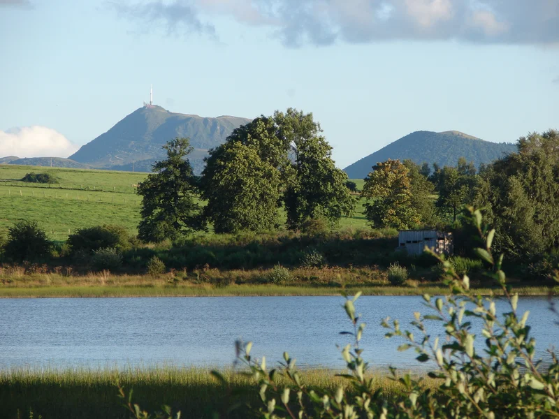 Randonnée Etang Grand, sur le sentier du Grèbe Huppé · Pulvérières