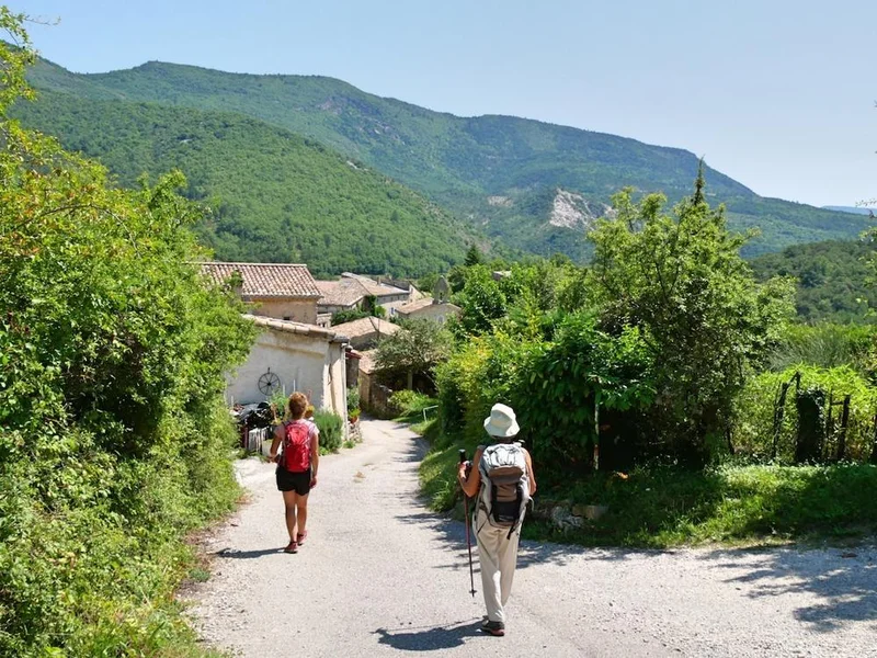 Randonnée Col de Vachères · Vachères-en-Quint