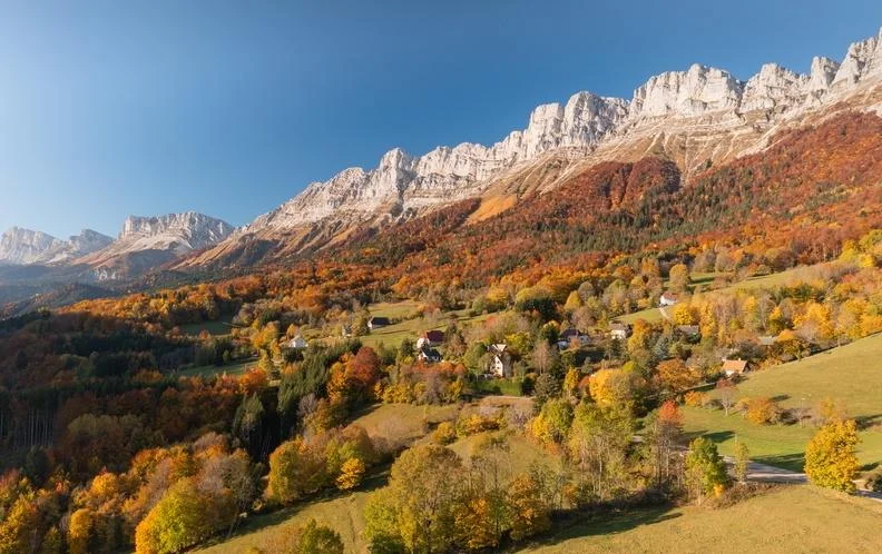 Randonnée Traversée du Trièves à VTT (itinéraire des Grandes Traversées du Vercors) · Grenoble