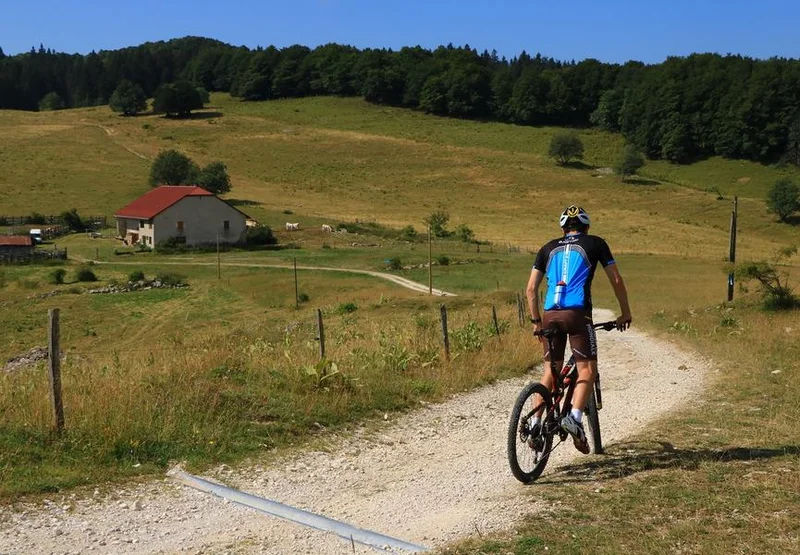 VTT Parcours VTT 12 vert - Les balcons des Plans - Espace FFC Ain Forestière · Haut Valromey