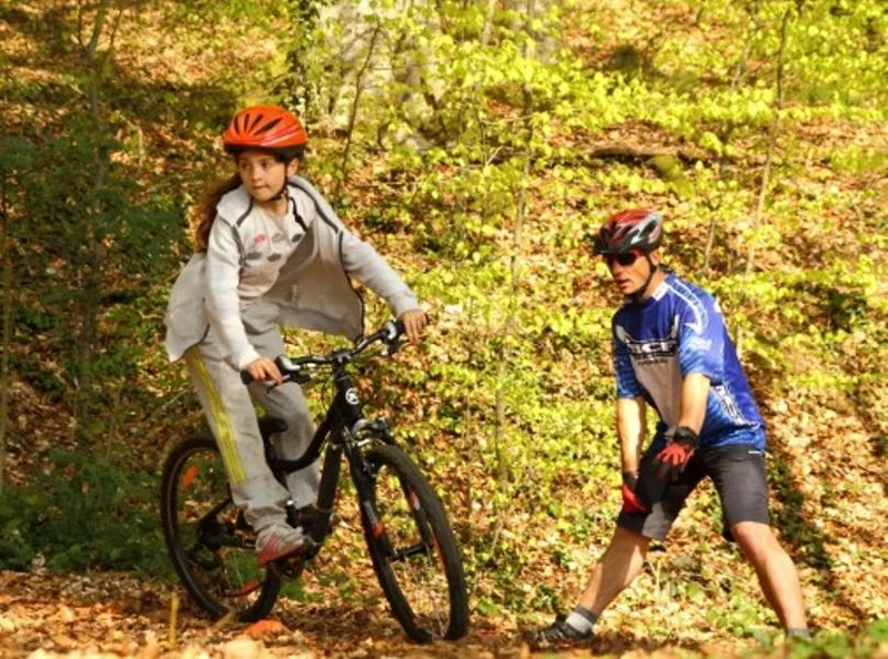 VTT Circuit VTT n°0 (vert) - Tour du plan d'eau de la Grange du Pin · Val-Revermont